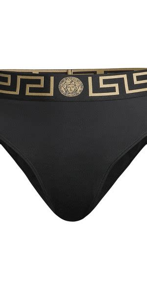 women versace swimsuit|Versace greca bikini bottoms.